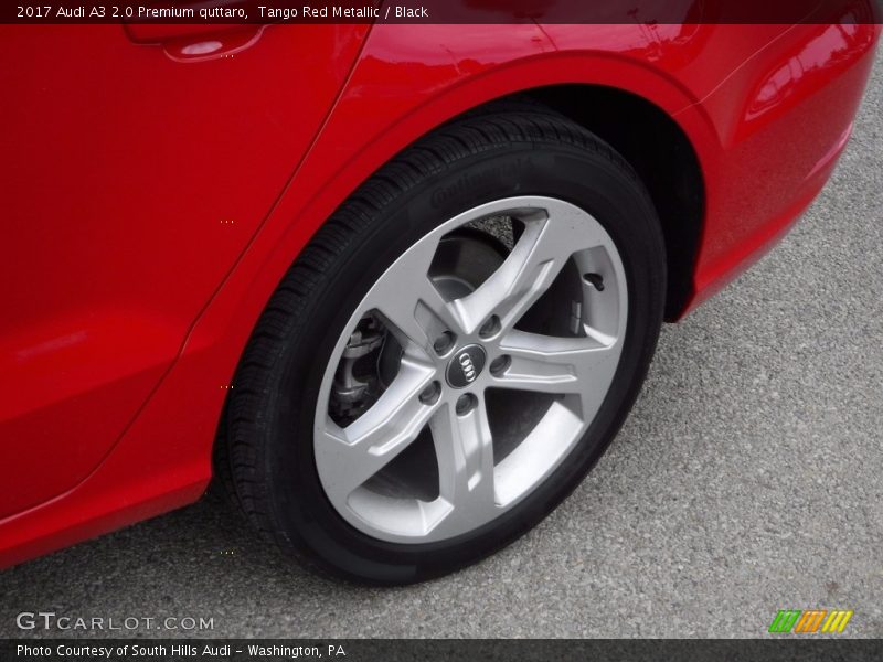 Tango Red Metallic / Black 2017 Audi A3 2.0 Premium quttaro