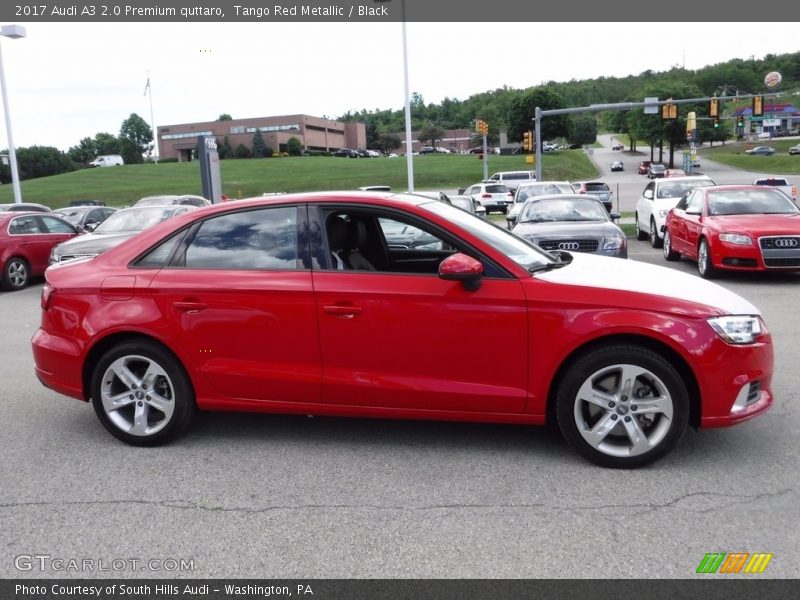Tango Red Metallic / Black 2017 Audi A3 2.0 Premium quttaro