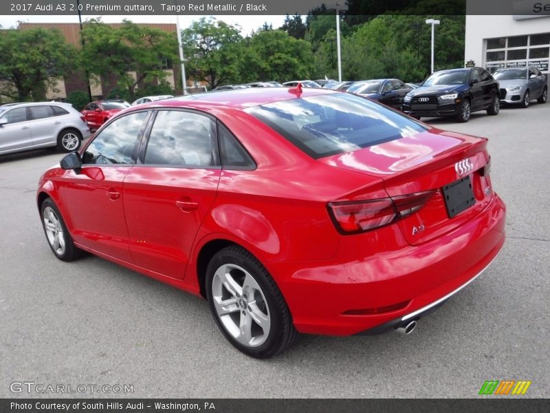 Tango Red Metallic / Black 2017 Audi A3 2.0 Premium quttaro