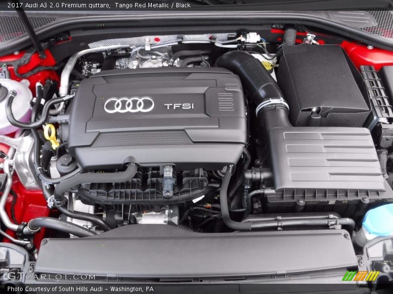 Tango Red Metallic / Black 2017 Audi A3 2.0 Premium quttaro