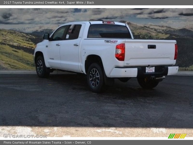 Super White / Black 2017 Toyota Tundra Limited CrewMax 4x4