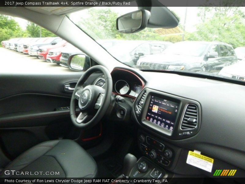 Spitfire Orange / Black/Ruby Red 2017 Jeep Compass Trailhawk 4x4