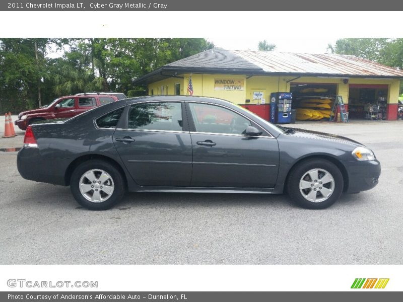 Cyber Gray Metallic / Gray 2011 Chevrolet Impala LT