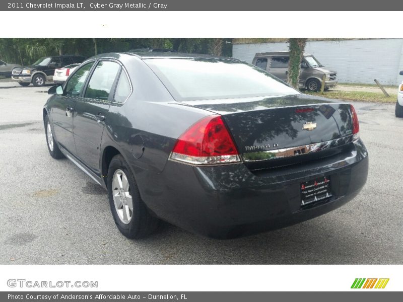 Cyber Gray Metallic / Gray 2011 Chevrolet Impala LT
