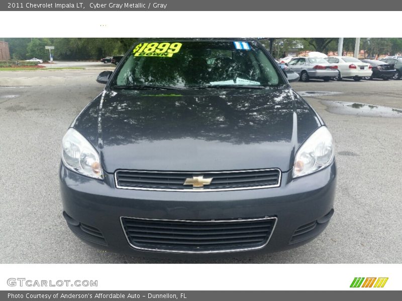 Cyber Gray Metallic / Gray 2011 Chevrolet Impala LT