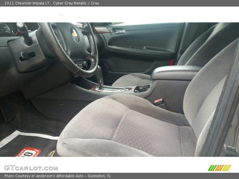 Cyber Gray Metallic / Gray 2011 Chevrolet Impala LT