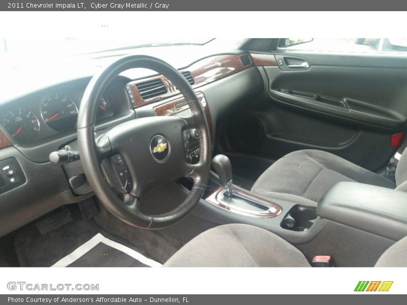 Cyber Gray Metallic / Gray 2011 Chevrolet Impala LT