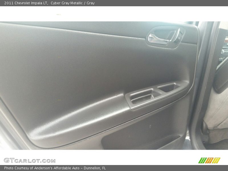 Cyber Gray Metallic / Gray 2011 Chevrolet Impala LT