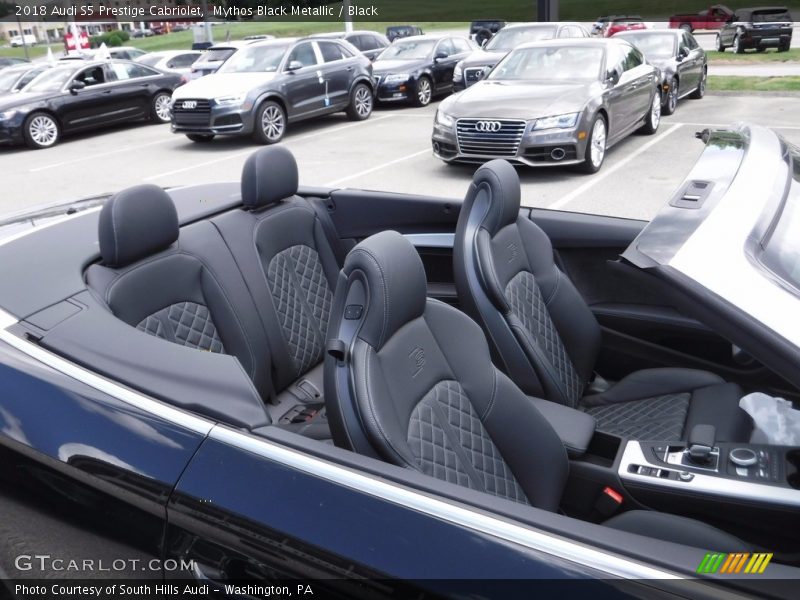 Front Seat of 2018 S5 Prestige Cabriolet