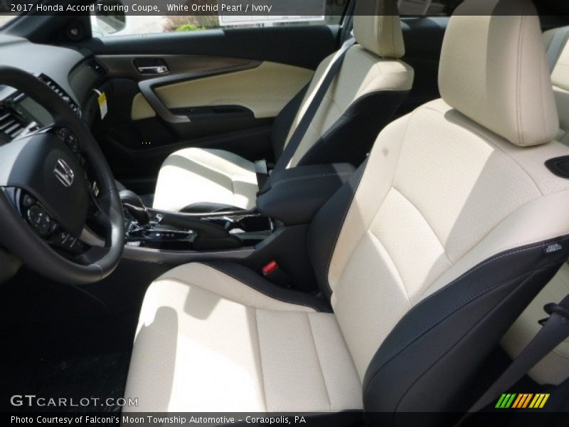 White Orchid Pearl / Ivory 2017 Honda Accord Touring Coupe