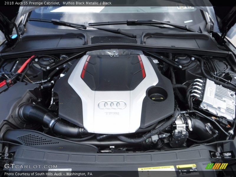  2018 S5 Prestige Cabriolet Engine - 3.0 Liter Turbocharged TFSI DOHC 24-Valve VVT V6