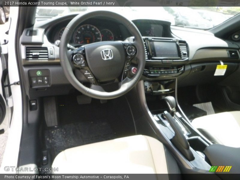 White Orchid Pearl / Ivory 2017 Honda Accord Touring Coupe
