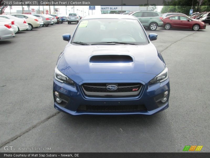 Galaxy Blue Pearl / Carbon Black 2015 Subaru WRX STI