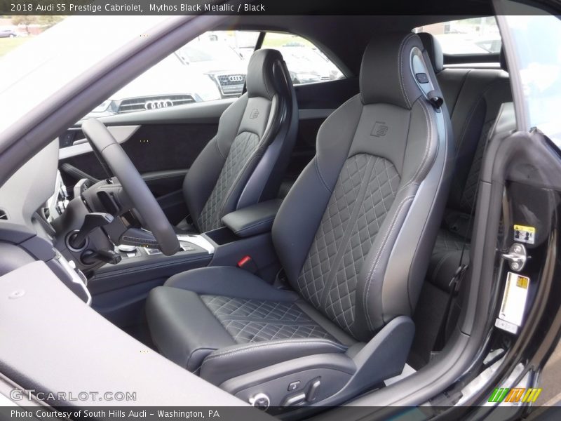  2018 S5 Prestige Cabriolet Black Interior