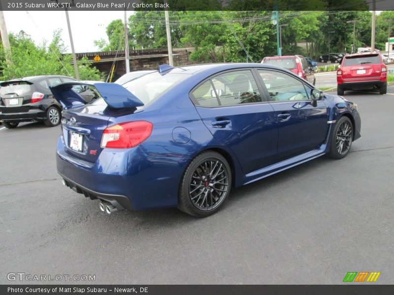 Galaxy Blue Pearl / Carbon Black 2015 Subaru WRX STI