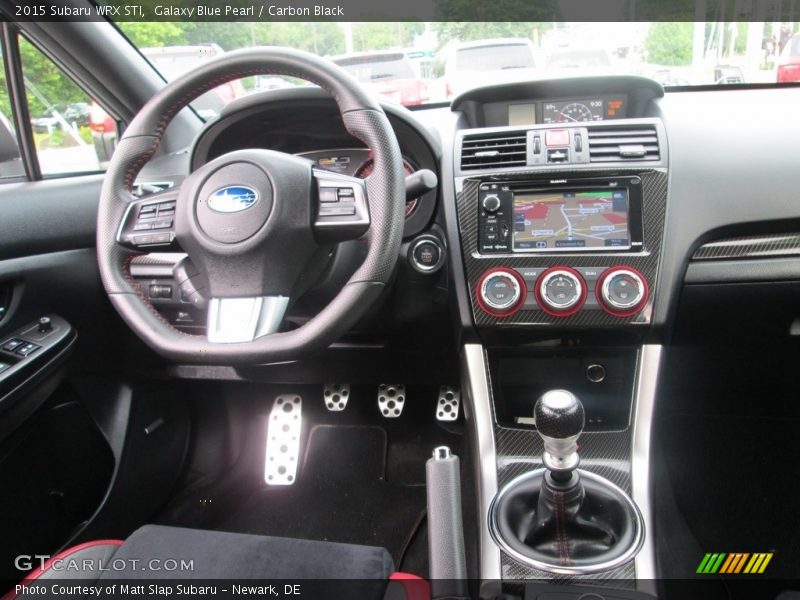 Dashboard of 2015 WRX STI