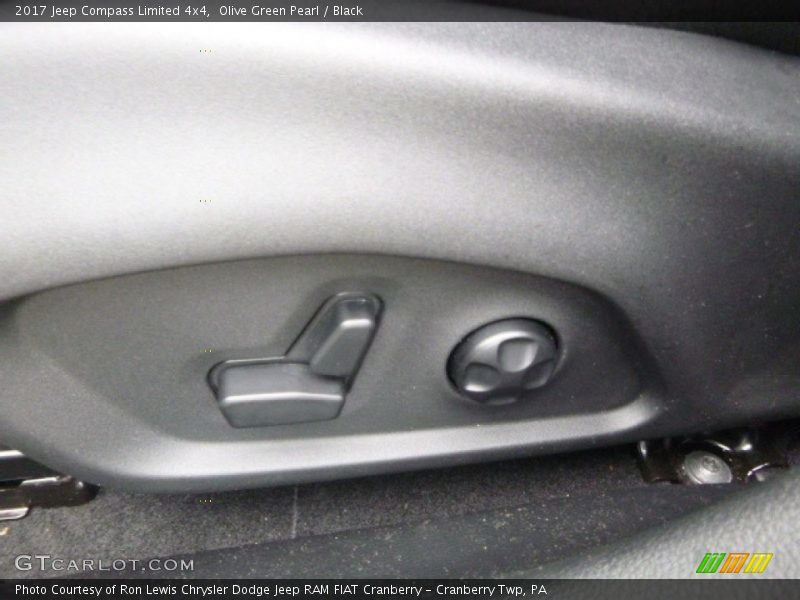 Olive Green Pearl / Black 2017 Jeep Compass Limited 4x4