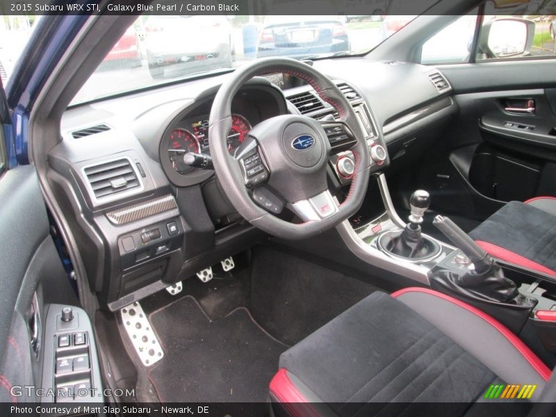 Front Seat of 2015 WRX STI