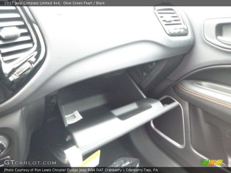 Olive Green Pearl / Black 2017 Jeep Compass Limited 4x4