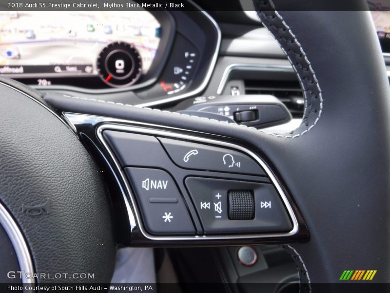 Controls of 2018 S5 Prestige Cabriolet