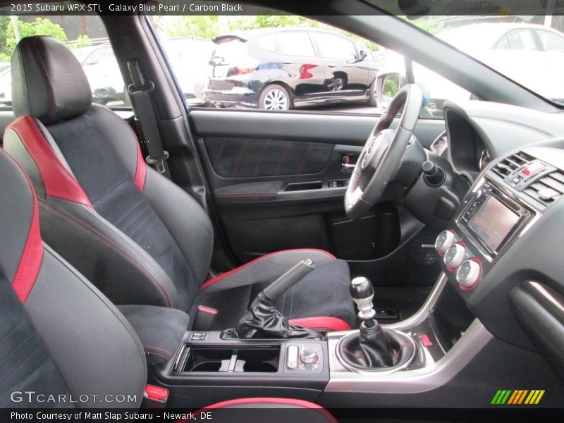 Front Seat of 2015 WRX STI