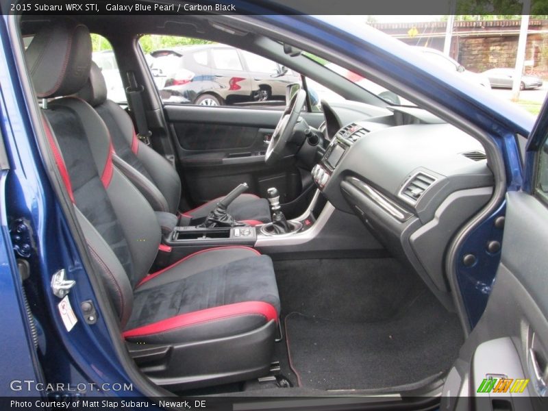 Front Seat of 2015 WRX STI