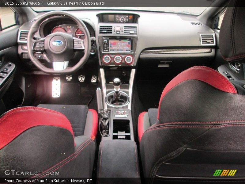 Dashboard of 2015 WRX STI
