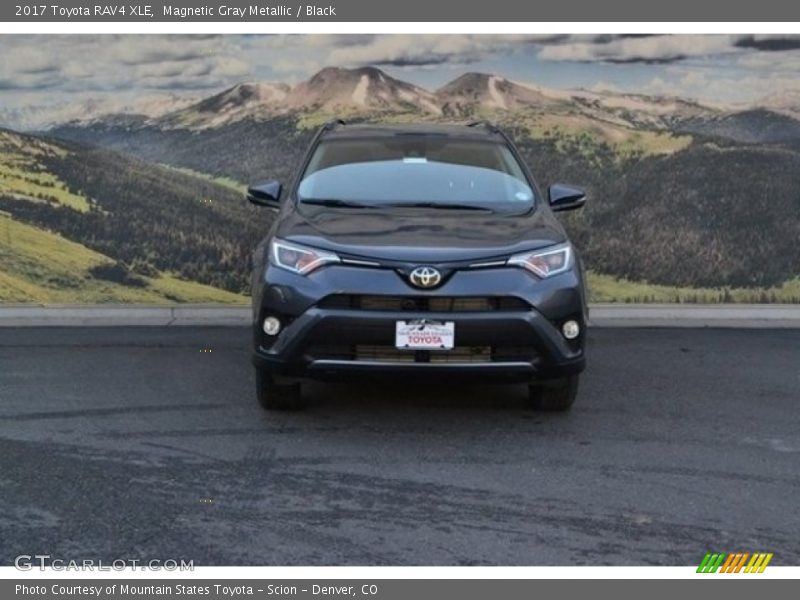 Magnetic Gray Metallic / Black 2017 Toyota RAV4 XLE