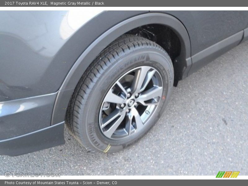 Magnetic Gray Metallic / Black 2017 Toyota RAV4 XLE