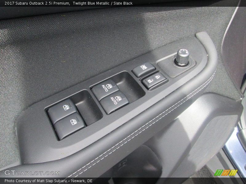 Twilight Blue Metallic / Slate Black 2017 Subaru Outback 2.5i Premium