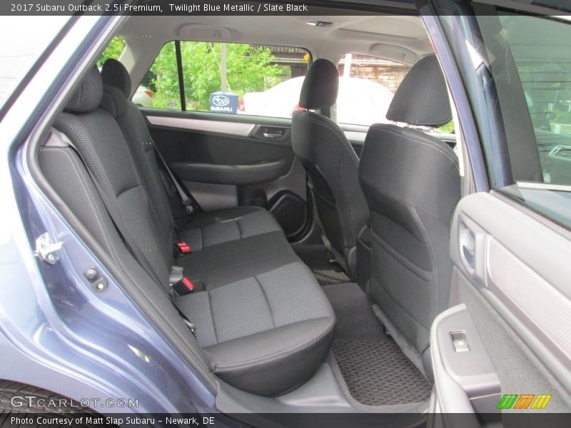 Twilight Blue Metallic / Slate Black 2017 Subaru Outback 2.5i Premium