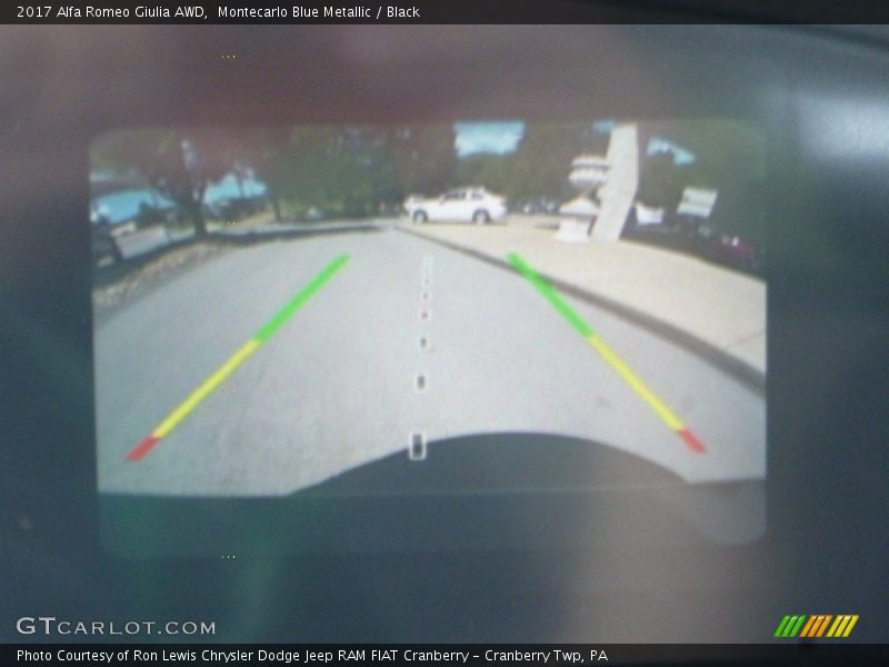 Montecarlo Blue Metallic / Black 2017 Alfa Romeo Giulia AWD