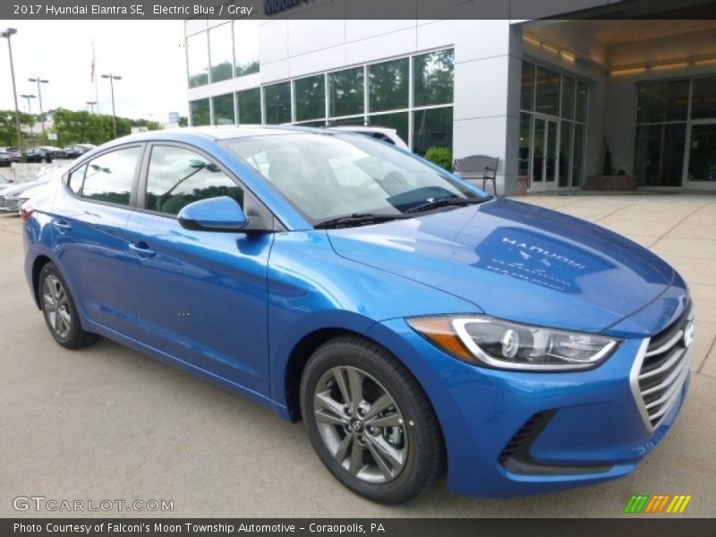 Electric Blue / Gray 2017 Hyundai Elantra SE