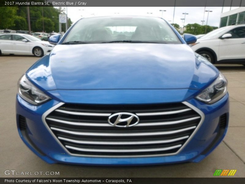 Electric Blue / Gray 2017 Hyundai Elantra SE