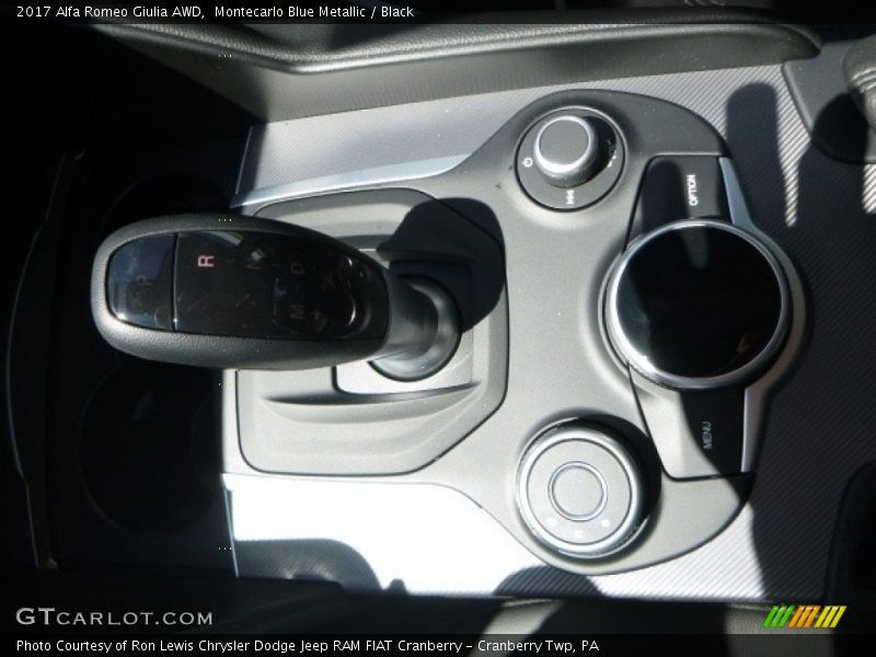 Montecarlo Blue Metallic / Black 2017 Alfa Romeo Giulia AWD