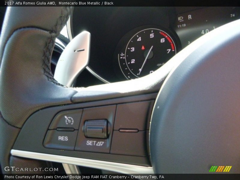 Controls of 2017 Giulia AWD