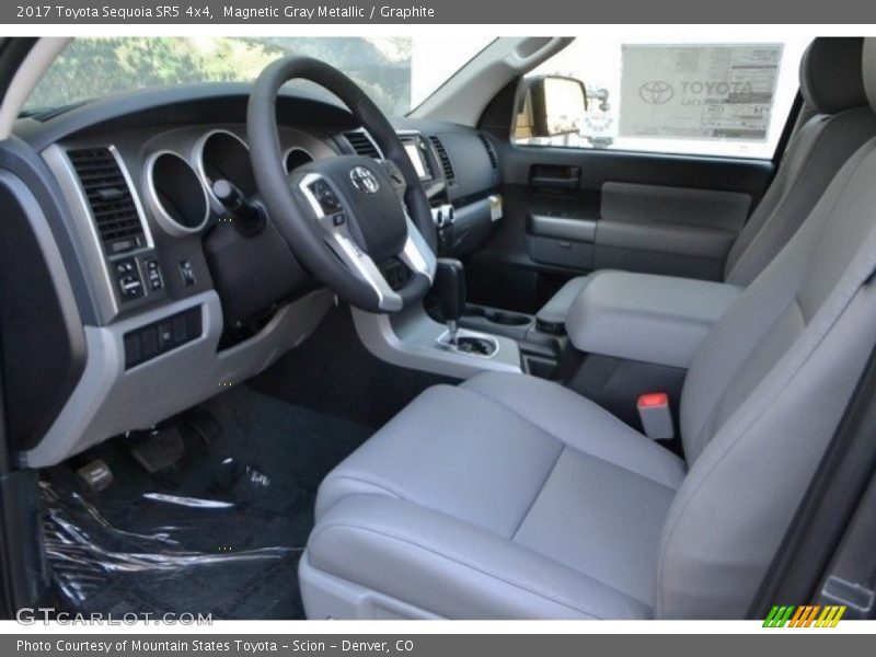 Magnetic Gray Metallic / Graphite 2017 Toyota Sequoia SR5 4x4