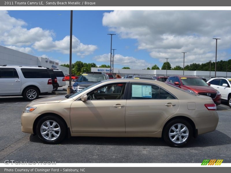 Sandy Beach Metallic / Bisque 2011 Toyota Camry LE
