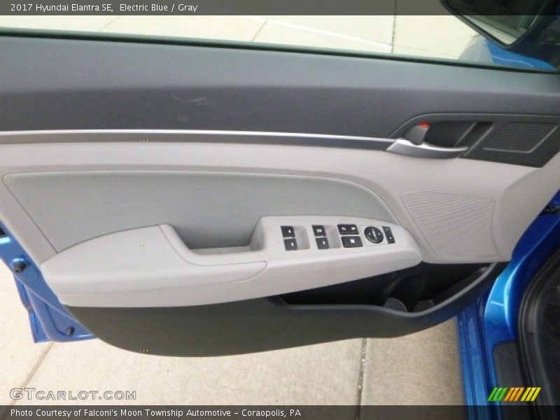 Electric Blue / Gray 2017 Hyundai Elantra SE