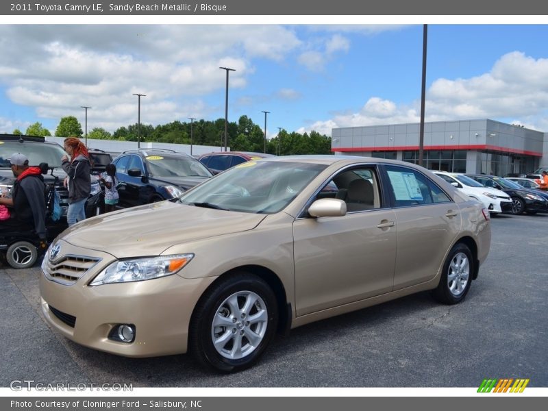 Sandy Beach Metallic / Bisque 2011 Toyota Camry LE