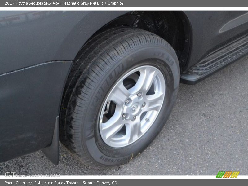Magnetic Gray Metallic / Graphite 2017 Toyota Sequoia SR5 4x4