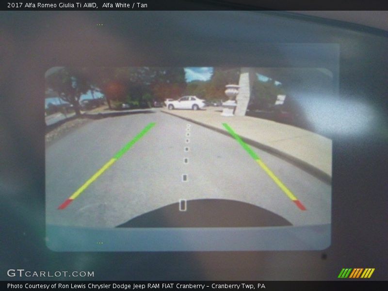 Alfa White / Tan 2017 Alfa Romeo Giulia Ti AWD