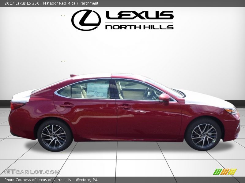 Matador Red Mica / Parchment 2017 Lexus ES 350