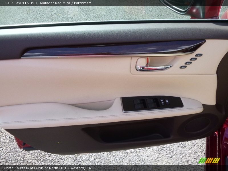 Matador Red Mica / Parchment 2017 Lexus ES 350