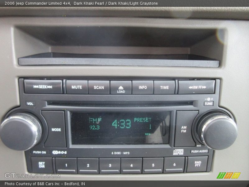 Dark Khaki Pearl / Dark Khaki/Light Graystone 2006 Jeep Commander Limited 4x4