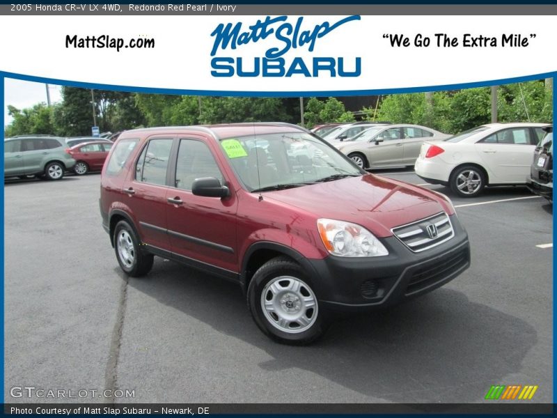 Redondo Red Pearl / Ivory 2005 Honda CR-V LX 4WD