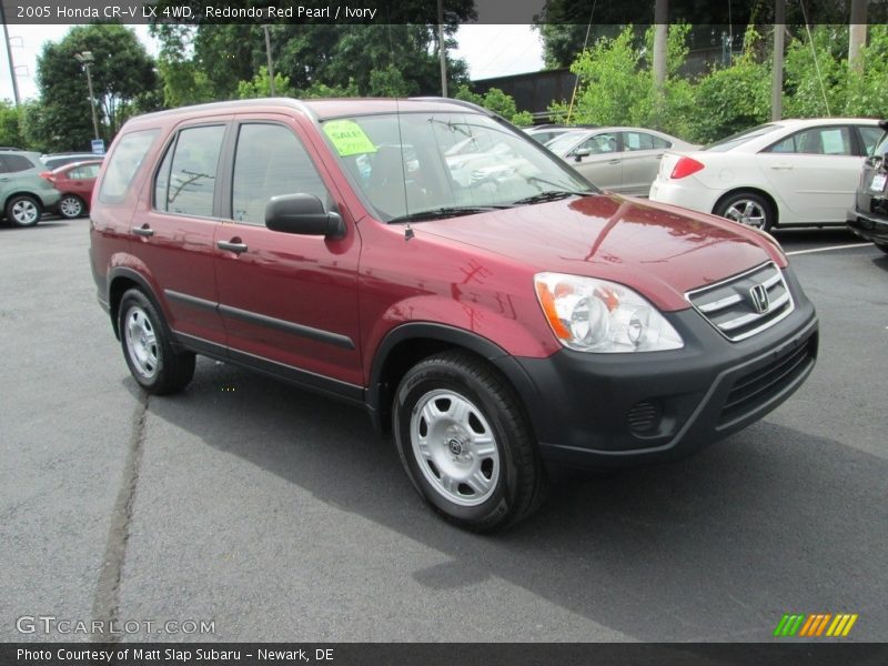 Redondo Red Pearl / Ivory 2005 Honda CR-V LX 4WD