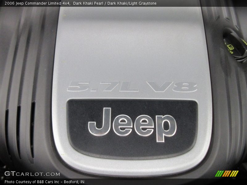 Dark Khaki Pearl / Dark Khaki/Light Graystone 2006 Jeep Commander Limited 4x4