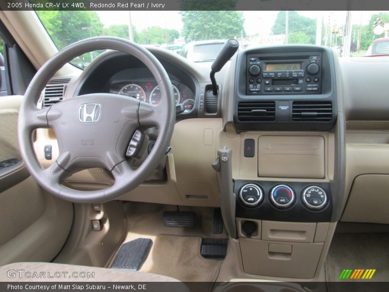 Redondo Red Pearl / Ivory 2005 Honda CR-V LX 4WD
