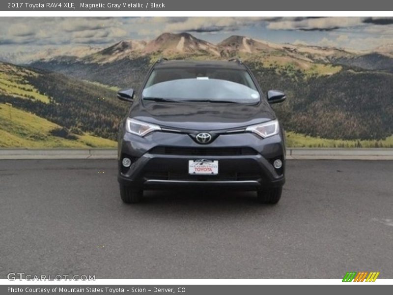 Magnetic Gray Metallic / Black 2017 Toyota RAV4 XLE